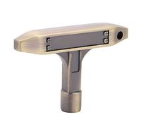 Shanrya Llave de Tambor, Llave de Tambor de Superficie Lisa de Metal de Calidad, Buena Textura, Resistente Y Duradera para el Baterista(Bronce)