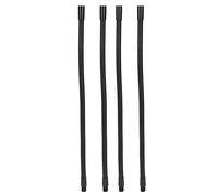 Shanrya Manguera de Lámpara Flexible, 4 Piezas Manguera de Lámpara de Cuello de Cisne Flexible Calibre de 10 Mm Ajuste Universal para Montaje de Iluminación (30 centimetros)