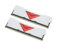 Shanrya Memoria de Escritorio, Módulo de Memoria de Escritorio Aleación de Aluminio 25600 Ancho de Banda 2 Piezas para Computadora (Blanco)