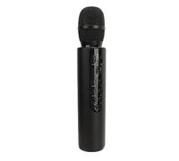 Shanrya Micrófono de Karaoke, Tarjeta de Sonido Micrófono de Metal Altavoz Dual Tipo C 2000mAh Conexión para el Hogar (Negro)