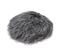 Shanrya Muff de Parabrisas Peludo, Larga Vida útil Fácil de Instalar Reducción de Ruido Amplia Aplicabilidad Cubierta de Viento de Micrófono de Espuma para Micrófono MM1
