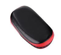Shanrya Objetivo De Boxeo, Muay Thai Boxing Kicking Curve Pad Pads Punching Curve Pads para Atleta Profesional(Rojo Negro)