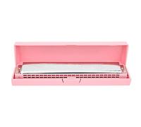 Shanrya Órgano Bucal Profesional de 24 Hoyos, Armónica de Llave C, con Estuche Entretenimiento para Niños para el Hogar del Estudiante(Rosado)