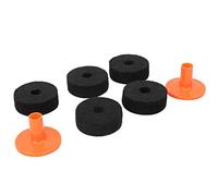 Shanrya Pad de Fieltro para Platillos, Kit de Almohadilla de Fieltro para Batería Suave Y Cómodo, para Batería Profesional(40 mm (WC76))