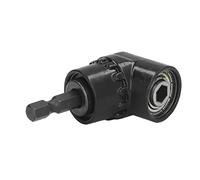 Shanrya Portapuntas Acodado, Fijación Fija Adaptador de Broca Angular Inoxidable para Trabajos en Espacios Estrechos