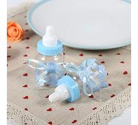 Shanrya Práctica y Hermosa Botella de Dulces, Botellas, Caja de Dulces, diseño de biberón, Pan, Postre de Boda para el turrón de Galletas de cumpleaños en casa. Blue