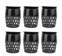 Shanrya Prácticos Accesorios de Mesa de Billar Entretenimiento en el hogar 6 Piezas de Bolsillo de Billar Web, Canasta de Billar, Duradero para mesas de Billar estándar Billar en casa(16cm)
