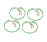 Shanrya Prensatelas de Doble Anillo, prensatelas Ligero, portátil y Resistente al Desgaste, fácil instalación, prensatelas para máquina de Coser Industrial de 4 Piezas