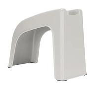 Shanrya Reposapiés de Ducha, Taburete de Pedicura Masajeable para Baño para el Hogar(Beige)