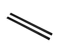 Shanrya Rieles Rib Bones, Riel para Andar en Monopatín Reduce la Fricción Estable Flexible Aspecto Brillante con Tornillos para Andar en Monopatín para Longboard(Negro)