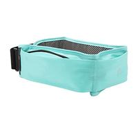 Shanrya Riñonera para Correr, Cómoda Que Absorbe el Sudor, Bolsillos Múltiples Finos, Riñonera para Correr, Repelente Al Agua con Tira Reflectante para IR de Compras (Cielo Azul)