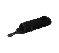 Shanrya Riñonera Potente Diseño de Hebilla Giratoria Mini Bolsa de Pelota de Pequeña para Almacenar Pelotas de(Negro)