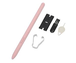 Shanrya Stylus, Luz de Estabilidad Profesional, Bolígrafo Inteligente Portátil de Alta Sensibilidad con 5 Puntas para Escribir (Rosa)