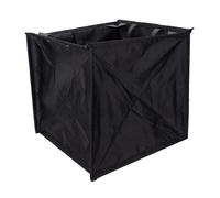 Shanrya Taidda- Canasta de Cuerda de Escalada, Canasta de Cuerda de Escalada Plegable de Nailon Negro, Alta confiabilidad al Aire Libre para el Movimiento de Escalada de árboles de