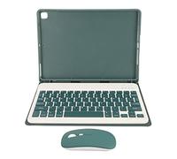 Shanrya Teclado Magnético, Auto Wake Smart Keyboard Case ángulo Ajustable ABS PU Desmontable Recorte Preciso para Tableta Air3 de 10,5 Pulgadas (Verde Oscuro)
