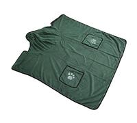 Shanrya Toalla de Bata de Baño para Perros, Cómoda, Amigable con la Piel, de Secado Rápido, Súper Absorbente, Ajustable, Fácil de Limpiar, Bata de Baño para Mascotas para el Baño (S)