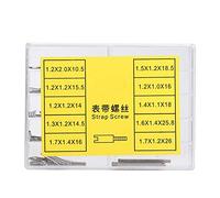 Shanrya Tornillo de Reloj, Correa de Correa de Reloj, Tornillo de Correa de Metal, Tornillo de reparación de Reloj Duradero para Reparar Reloj(100pcs)