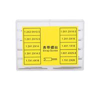 Shanrya Tornillo de Reloj, Correa de Correa de Reloj, Tornillo de Correa de Metal, Tornillo de reparación de Reloj Duradero para Reparar Reloj(50pcs)