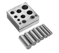 Shanrya Troqueles Perforadores de Acero Aleado, Herramientas de Joyería, Trabajadores de Reparación de Joyas para Joyeros