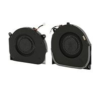 Shanrya Ventilador de Refrigeración para Portátil, Fuerte Disipación de Calor Portátil, Pequeño Conector de Alimentación de 4 Pines, Ventilador de Refrigeración de CPU de Repuesto para