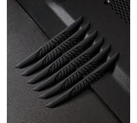 SHANXIYINGHAIBAIHUODIAN 6 Piezas Protector Borde Puerta Coche para Renault Austral I 2022-2024,Protectores de Puerta Anticolisión Goma Tira Protección Puertas Coche,Black