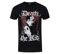 SHANYE ZHENPIN Soul Eater Death The Kid Men's Hort Sleeve T-Shirt Black L
