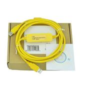 Shao Dong USB-Vigor - Cable de programación PLC para descarga de línea de datos de comunicación, color amarillo, versión de alto rendimiento, chip FT232, aislamiento ISO