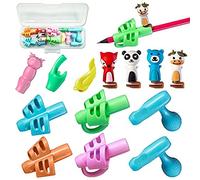 Shao hua 13 Pieces Agarrador de Lápiz, Agarres para Lápices, Para Escritura Herramienta de Corrección de Postura, Soporte de Lapiz Ayuda Escribir para Niños/Adultos, Ergonómica Lápices Agarre
