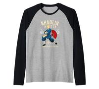 Shaolin Master Kung Fu - Artes Marciales China Heritage Gift Camiseta Manga Raglan