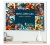 Shaolin Mönche - Weisheit und Disziplin (hochwertiger Premium Wandkalender 2026 DIN A2 quer), Kunstdruck in Hochglanz: Die Kraft der Disziplin, die Tiefe der Weisheit eine Inspiration für jeden Tag!