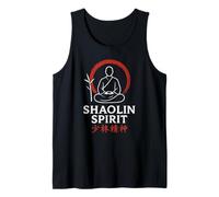 Shaolin Spirit Zen Monje de Artes Marciales Camiseta sin Mangas