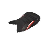 SHAOXING Funda De Cojín para Asiento De Pasajero Delantero Y Trasero De Motocicleta M1000RR S1000 RR 2019-2025 Funda Asiento Moto(Front Red White)