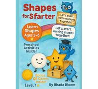 Shape Fun! Level 1 - Preschool Shapes Workbook with QR Code Games: Learn Circles, Squares & Triangles Through Interactive Play (Shape Fun! Learning Adventure Series)