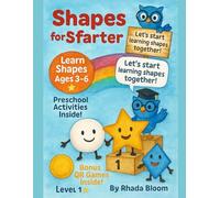 Shape Fun! Level 1 - Preschool Shapes Workbook with QR Code Games: Learn Circles, Squares & Triangles Through Interactive Play (Shape Fun! Learning Adventure Series)
