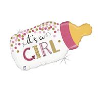 Shape - Globo de plástico con texto en inglés "It's a Girl", 84 cm