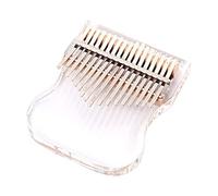 Shape Kalimba - Piano profesional de 17 teclas, acrílico transparente, para adultos, niños y principiantes