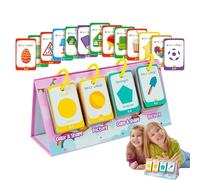 Shape Learning Flash Cards, Colorful Shape Educational, 11.69x8.86x3.86 Inches, Cognitive Development Tools, Vibrant Design, Home Classroom Activity for Boys and Girls, Multicolor