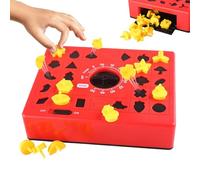 Shape Matching Game, Early Learning Toys, Educational Board Game For Kids Boys Girls Preschool Kindergarten Daycare School Classroom Homeschooling Summer Camp Travel Car Trip, Cognitive Development