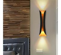 Shape of the Letter H Style Wall Light Metallic Curl Wall Sconce Corridor Light Fixture Modern Sconce Lamp Indoor Decoration -21"/30"