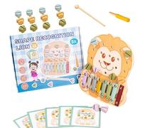 Shape Sorter, educativo musical de madera | Actividad Sensorial para desarrollar la motricidad fina y el aprendizaje preescolar