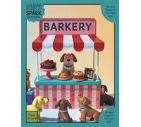 Shape & Spark Notebook: Alternating 1-Inch Tri-Lined and Blank Pages for Comfortable Handwriting Support and Creative Expression (Barkery)