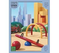 Shape & Spark Notebook: Alternating 1-Inch Tri-Lined and Blank Pages for Comfortable Handwriting Support and Creative Expression (Playground)