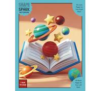 Shape & Spark Notebook: Alternating 1-Inch Tri-Lined and Blank Pages for Comfortable Handwriting Support and Creative Expression (Space)