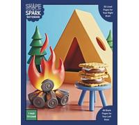 Shape & Spark Notebook: Alternating 1-Inch Tri-Lined and Blank Pages for Comfortable Handwriting Support and Creative Expression (S'mores)