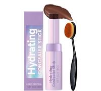 Shape Tape Concealer Stick & Brush, ShapeTape Blur Concealer Stick Duo with Brush, Hydrating Concealers Sticks, Long Lasting and Waterproof, Natural Coverage for a Flawless Look (#04)