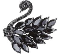 -Shaped Metal Brooch Rhinestone Jewelry Ornamental Needle Inlaid Ms. Ms. Boy brooches for Women