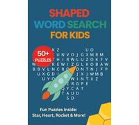 Shaped Word Search: Fun and Easy Puzzle Book with Solutions Featuring Creative Themed Challenges for Kids