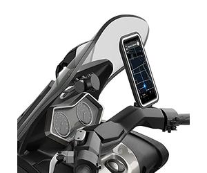 Shapeheart Innovación Francesa, Porta teléfono Scooter y Maxi Scooter con Bolsillo magnético Desmontable, tablón Central, Universal, Protege de la Lluvia, Compatible con Todas Las Marcas