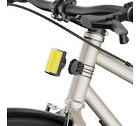 Shapeheart Kit Luces Bici Delantera y Trasera Magnéticas Desmontables | Mini / Pano | Cuadro, manillar, tija 12-50 mm | 3 / 6 modos | Autonomía 8 / 20 h | USB-C | Antirrobo | Weatherproof