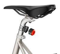 Shapeheart Kit Mini Luces Bicicleta Magnéticas - Delantera 70 Lúmenes + Trasera 36 Lúmenes, 210° - 3 Modos, +8h Batería - Manillar y Tija - Antirrobo USB-C